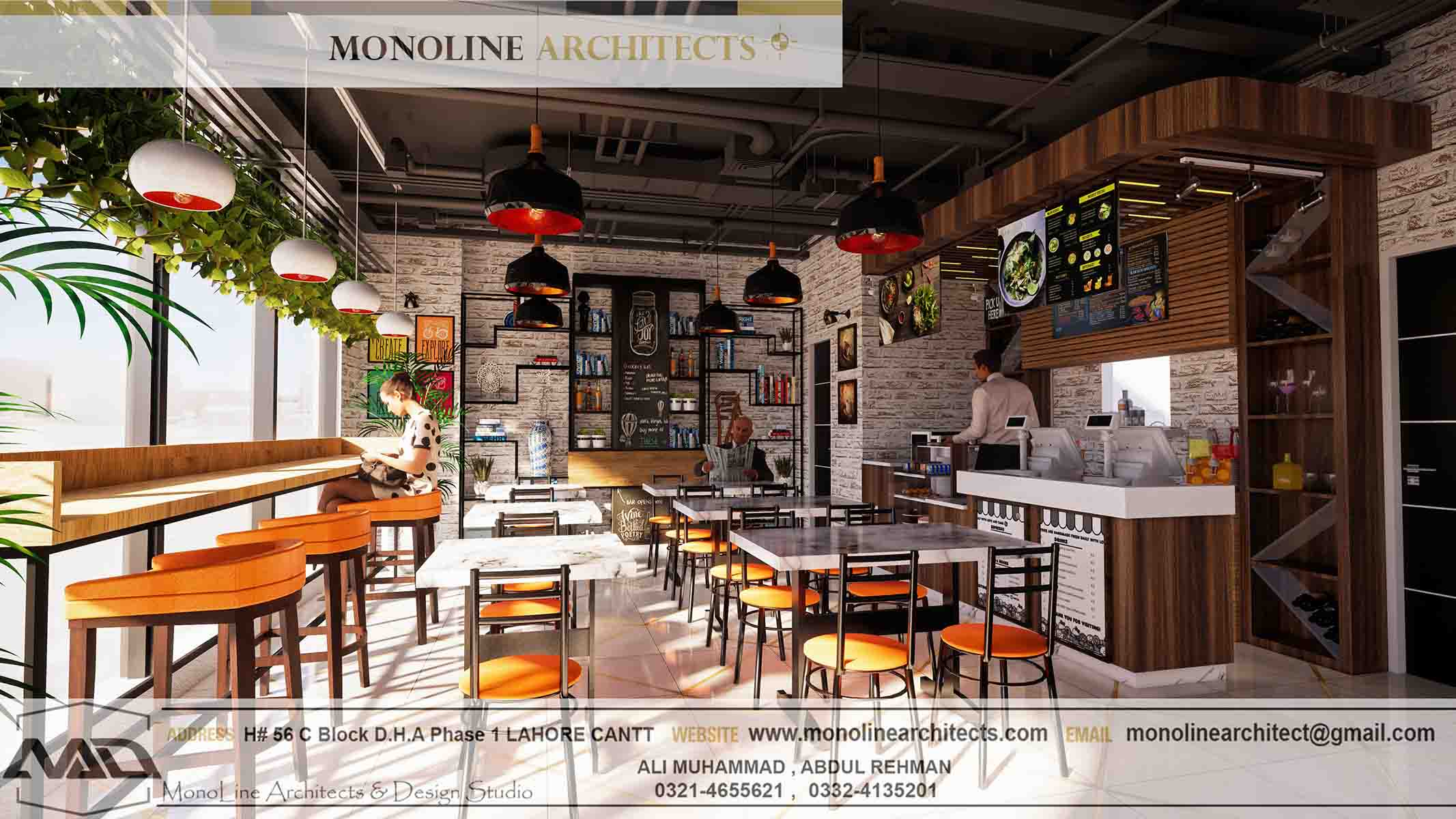 Dubai Cafe 1 by monoline architects