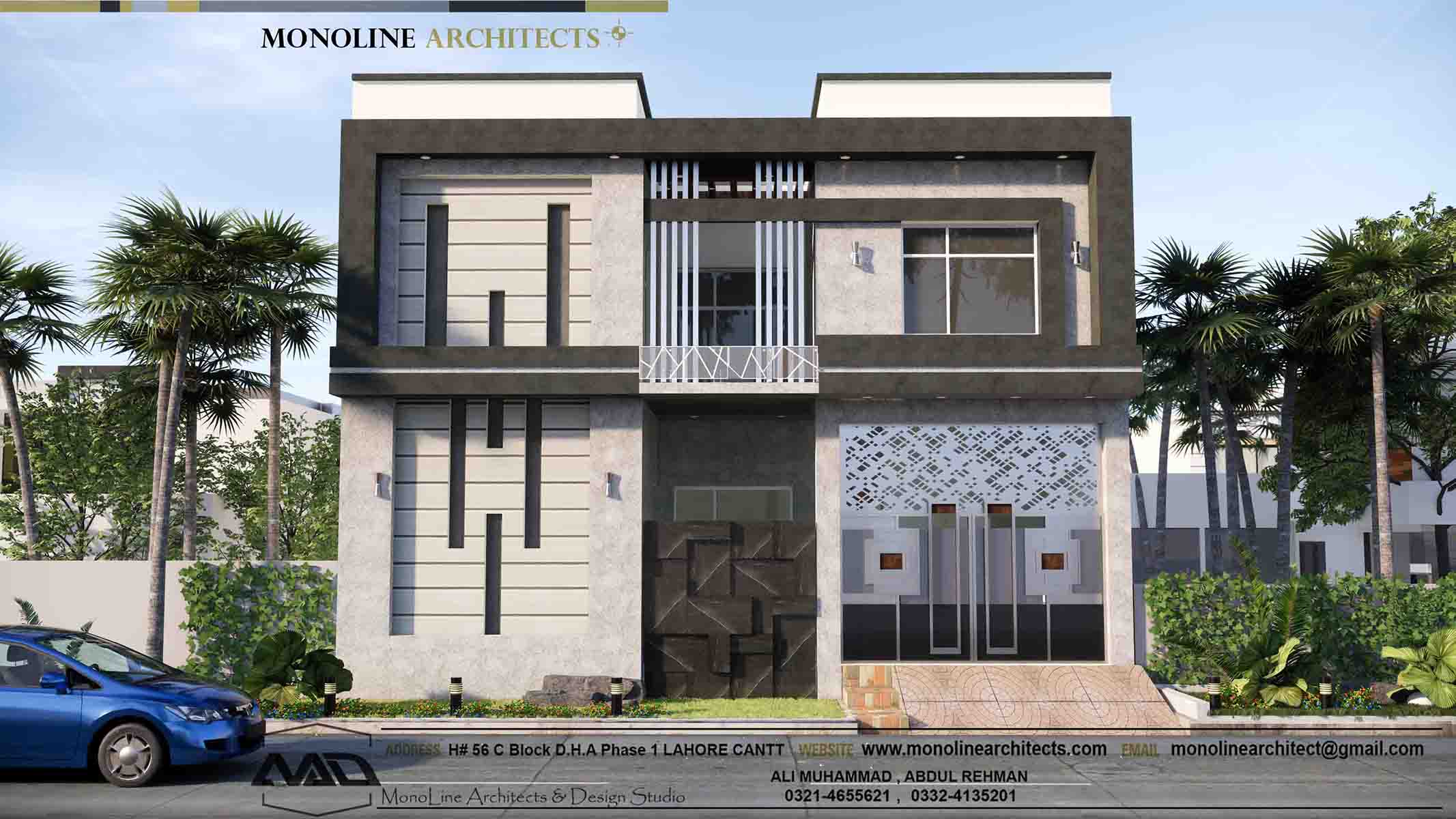 5 marla house kasoor 1 by monoline architects